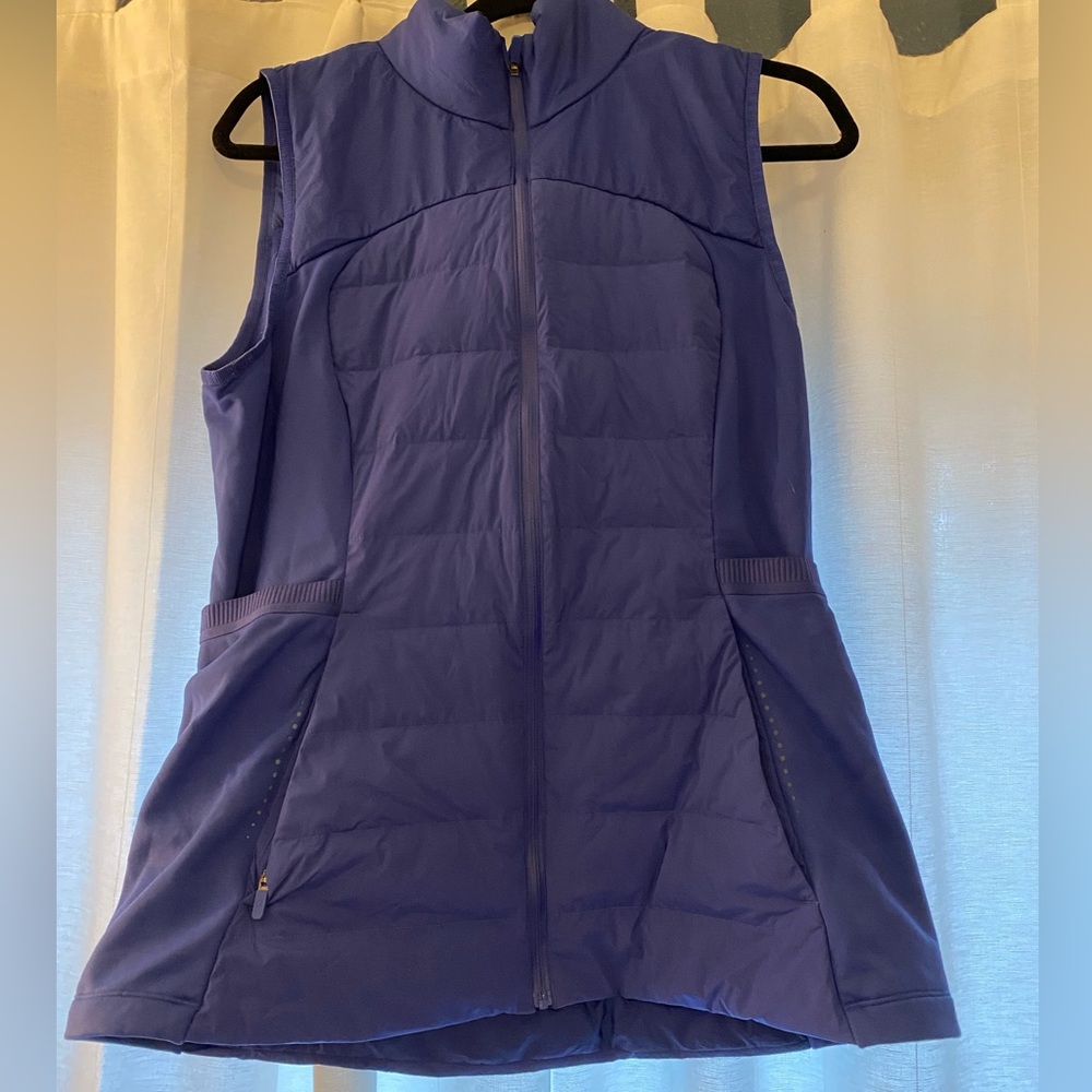 Lululemon down for it all vest | blue | size 12